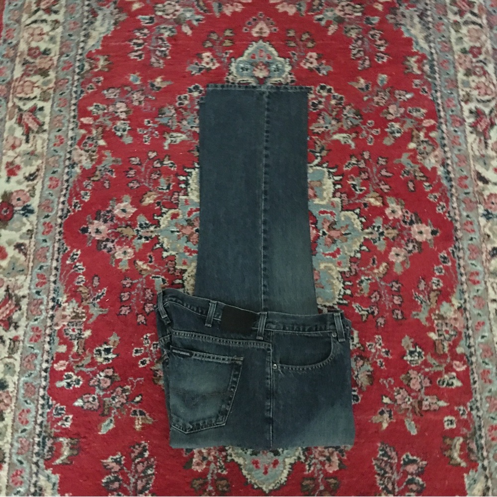 3 Harley Davidson Denim Mens Jeans 38/32 DRY CLEANED - Picture 3 of 10